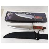 Howling Wolf III 15" Knife w/ Frostwood Handle