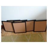 Lot of 6 Square Corkboards 12'x12'