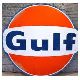 Gulf 5' single sided sign