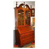 Period Queen Anne secretary bookcase