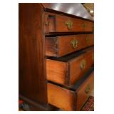 Period Queen Anne secretary bookcase