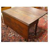 Cherry drop leaf 6leg dining table