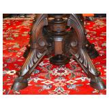 Scarce HOOF foot Victorian MT table