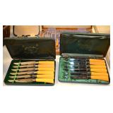 Bakelite handle sheffield knifef sets