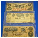 Civil war era bank notes