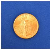 1929 US $20 St. Gaudens gold coin