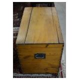Pine dovetailed box-blacksmith hardware