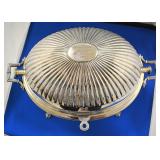 Sheffield plate roll lid buffet warmer
