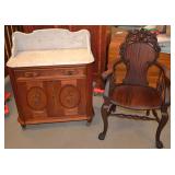 RJ Horner mahogany girffins rocker