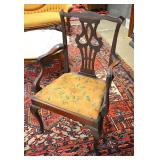 Period Mahogany vase splat armchair