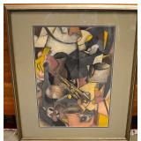 Kevin Walker Allison pastel framed