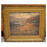 Oil on board signed Rosenthal painting