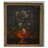 Floral still life oil painting
