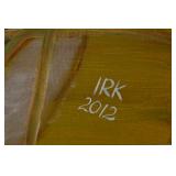 Original Inge Klein signed dated painting