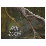 Original Inge Klein signed dated painting