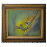 Original Inge Klein signed dated painting