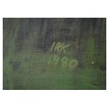 Original Inge Klein signed dated painting