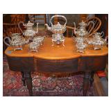 Silverplate Melon tea services