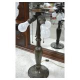 Handel triple signed chipped ice lamp