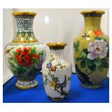 Cloisonne vases