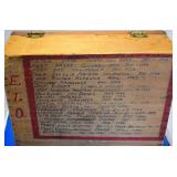 Neat military record box