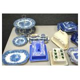 Blue white cheese dishes