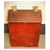 Early wood opening doll houses
