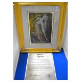 Dali Inferno 9 woodblock w/COA 