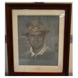 Sam Sneed autographed print
