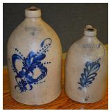 SATTERLEE & MORY FREEHAND STONEWARE