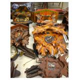 Antique clock selection