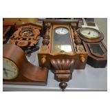 Antique clock selection