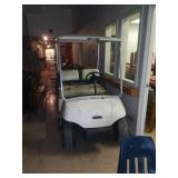 Yamaha golf cart. Works does have charger but