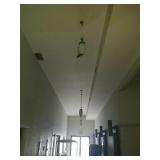 Group of 4 pendant hanging lights. Owner will