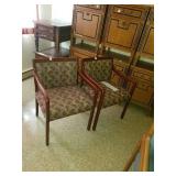 Pair of upholstered chairs