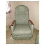 Very nice rocker, recliner with green floral