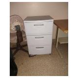 3 drawer storage on wheels.