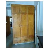 Solid oak cabinate approximately
