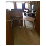 Rolling table with drop sides and industrial