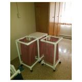 3 PVC hampers.