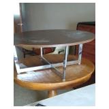 Modern mid century style round