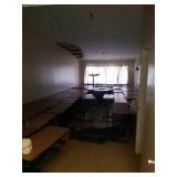 Group of 10 bedside tables. Couple different