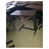 Group of 10 bedside tables. Couple different