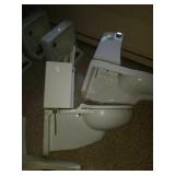 Wall mount toilet and sink combo