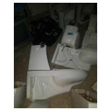 Wall mount toilet and sink combo