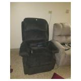 Very nice dark brown super soft electric recliner