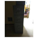 Fire safe file cabinet ( no key, but unlocked)