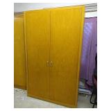Large wood cabinet Measures approximately