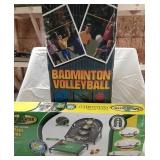 Outdoor Fun. Badminton/Volleyball Set Plus Go
