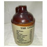 The Golden Plough Crock Jug 8" tall